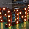 Letreiros, Mini Letras Retroiluminadas com Iluminação de Borda, Letras em Caixa de Luz Acrílica, Letras Iluminadas Feitas Sob Medida