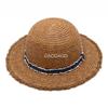 Sombrero de paja Lafite de ala grande de Tall Hat Factory, sombrero de paja para mujer, sombrero de playa sencillo y moderno.