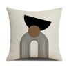 Fronha de sofá estilo nórdico explosivo, almofada de linho decorativa minimalista para casa, almofada Amazon Explosive Cushion