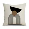 Funda de Almohada Más Vendida en Amazon Estampado Geométrico Blanco y Negro Funda de Almohada Decoración de Interiores Cojín de Sofá Funda de Almohada para Cabecera