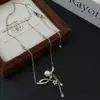Colar com Pingente de Estrela de Zircônia Microcravejada e Borla Feminino Moda Simples Nicho Versátil Corrente de Clavícula Elegante de Alta Qualidade Tendência