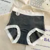 Ropa interior de 10A Antibacteriana con Entrepierna Extendida para Mujer Tipo Algodón Puro Algodón de Bebé Cintura Alta Control de Abdomen Ropa Interior de Recuperación Postparto para Mujer Algodón Puro