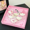 2026 Día de San Valentín Qixi Caja de Empaque para Cupcakes con Forma de Corazón Postre Decoración de Pastel para Pareja Confesión Topper