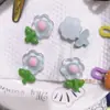 Acessórios de Tulipa Média em Resina Chaveiro DIY Ímã de Geladeira Fivela de Sapato Enfeites para Bolsa Caixa de Armazenamento Adesivos Decorativos