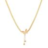 Moda luxo requintado colar de aço titânio feminino Coringa personalidade simples clavícula cadeia moda temperamento não desaparece fabricantes atacado