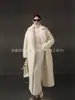 Estilo de Celebridad Oso de Peluche Acolchado Piel de Cordero Abrigo para Mujer Doble Cara Piel de Alpaca Abrigo de Invierno de Longitud Media Estilo Nuevo