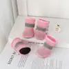 Sapatos com Furos Pequenos Sapatos para Cachorro Verão Para Fora Prova de Sujeira Sapatos para Cachorro Sapatos para Pet Antiderrapante Sapatos para Gato Filhote