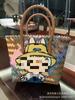 Bolso de Mano para Mujer Gatito Lindo Color Café, Bolso de Hombro, Bolso Tote, Bolsa de Regalo, Estilo Fresco de Verano