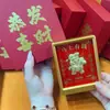Oro Puro 999 Dios de la Riqueza de las Ocho Direcciones Bendición Celestial Tesoro de la Fortuna Set de Regalo Empresarial Adornos Dorados para el Hogar Venta al por Mayor