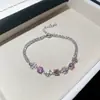 ¡Rima de Perla Qionghua! Pulsera Redonda de Ojo de Gato de Zirconia de Colores Estilo Suave y Sencillo Anillo de Mano Sentido de Diseño de Nicho Joyería de Mano