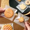 Sacos para Embalagem de Biscoitos, Sacos Autoadesivos com Fechamento Adesivo para Bolachas, Flocos de Neve e Massas, Sacos para Embalagem de Doces, Embalados Individualmente para Uso Doméstico e Comercial em Panificação