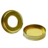 Em Estoque Latas de Embalagem de Açafrão 1-2G/3-5G/10G, Caixas Redondas de Folha de Flandres com Janela, Fabricante