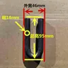 Gancho de Soldadura de Anillo en U de Hierro Sólido, Doblado de Barra de Hierro con Forma de Arco Semicircular, Gancho de Hebilla en U, Doblado de Barra de Oreja de Elevación