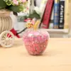 Regalo de Navidad creativo adornos de manzana de cristal inscripción para hombres y mujeres regalo de cumpleaños suministro directo de fábrica