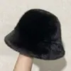 Nuevo Sombrero de Pescador 2026 para Otoño e Invierno, Versátil Sombrero de Piel Sintética de Visón de Felpa Europeo, Suave, Esponjoso, Cálido y Adelgazante