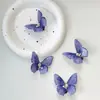 Pinza lateral de mariposa morada azul retro para flequillo pasador lateral pinza de pico de pato femenina accesorios para el cabello tocado pasador