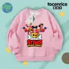 2024 Lançamento Transfronteiriço Moletom Infantil Estilo Primavera e Outono Top Infantil Roupa Infantil Camiseta Básica Estação Outono