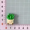 Flores en Maceta de Dibujos Animados Accesorios de Resina Joyería Hecha a Mano DIY Pegamento de Crema Pinzas para el Cabello Gomitas para el Cabello Accesorios Colgantes