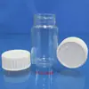 Botella Plástica PET Transparente de 50ML Tapa de Seguridad para Niños Tapas Suaves Botella Botella de Plástico Gomitas de Vitamina C