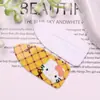 Laço Xadrez Estampa de Gatinho Patch Acrílico Clipe Lateral DIY Clipe Sem Costura Capa de Celular Flor para Sapato Acessórios