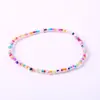 Pulsera de Pulsera de Cuentas de Vidrio Calientes Explosivas Pulsera Boho de Moda Tobillera de Cuentas de Arroz de Colores Venta al por Mayor