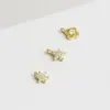 Prata Esterlina S925 Diamante de Precisão Estrela de Seis Pontas Estrela de Cinco Pontas Pingente Acessórios DIY Pulseira Colar Pingente Trevo de Quatro Folhas