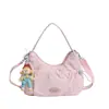Bolsa de Nylon de Gran Capacidad para Mujer 2026 Nuevo Verano Bolso de Hombro Cruzado de Nicho Estilo Coreano Bolso de Mano Plegado de Clase