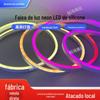 Luzes mágicas de néon flexíveis de 6*12MM com luzes de marquise coloridas 3535RGB com luzes de silicone à prova d'água 24V96