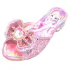 Zapatos Azules de Princesa Elsa de Frozen Sandalias de Verano para Niños Zapatillas Lindas para Niñas Tacones Altos Sandalias para Niñas
