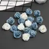Xiaoqiao Flor de Rosa Artificial para Manualidades Broche de Pelo Arreglo Floral Pastel Decoración de Boda Decoración de Coche de Boda Flor Artificial Mayoreo