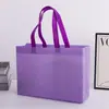 Bolsas no tejidas personalizadas al por mayor, se pueden imprimir con logotipos, bolsas de embalaje para tiendas de ropa, bolsas de compra reutilizables no tejidas ecológicas