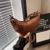 Bolso Cruzado Coreano de Nicho para Mujer 2025 Nuevo Versátil Casual Súper Popular Bolso Dumpling de Moda Bolso de Hombro Cruzado