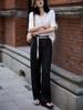 Déjalo salir. Pantalones, Respiración y Viajes Libres 2025 Verano Nuevos Pantalones Casuales Holgados de Pierna Recta para Mujer