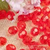 36 Cuentas de Esquina Facetadas Acrílico Transparente Cuentas Sueltas de Colores Cuentas para Jarrón Cuentas Hechas a Mano con Galvanoplastia DIY Accesorios para Joyería