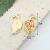Fabricante de Accesorios de Joyería Estilo Hoja, Venta al por Mayor de Joyería DIY Hecha a Mano de Aleación, Accesorios de Joyería DIY con Goteo de Aceite Transfronterizo