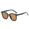 Gafas de sol de moda transfronterizas con rubor rosa degradado, montura negra estilo japonés, gafas de sol gnn, gafas de sol de moda para mujer, protección solar para ojos de hombre