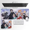 Alfombrilla de ratón para gaming Sword Art Online Esports Almohadilla de apoyo para la muñeca Alfombrilla de ratón personalizada Alfombrilla de escritorio extragrande Alfombrilla de escritorio antideslizante para oficina