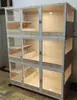 Gaiola de Criação de Gatos, Gaiola de Criação de Três Camadas, Casa de Gato Villa de Madeira Maciça de Espaço Livre para Uso Doméstico, Abrigo para Gatos, Armário para Gatos, Gaiola para Gatos
