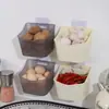 Cesto Pequeno de Frutas para Cozinha Pendurado Cesto de Armazenamento Montado na Parede Cesto de Armazenamento de Plástico Prateleira Aberta para Legumes e Frutas para Cozinha