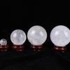Bola de cristal branca natural de alta qualidade decoração de bola de cristal branca Cristal Sete Estrelas fábrica de cristal Donghai atacado