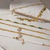 Jieding Pulsera de Acero Inoxidable Zirconia Europea y Americana con Cuentas Joyería de Lujo Ligero de Nicho Joyería de Acero de Titanio que No se Desvanece Venta al por Mayor Transfronteriza