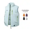 Chaleco Nuevo Engrosado con Cuello Alto para Hombre en Otoño e Invierno Chaleco Cálido a Prueba de Viento Dopamina Chaleco Chaleco Chaqueta