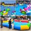 Piscina inflable exterior piscina infantil puesto de pesca piscina de bolas oceánicas piscina de barco grande parque acuático