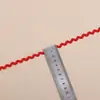 Correa de hombro para mascotas de 0,5 cm, colorida, borde ondulado curvo, correa tejida, accesorios de ropa hechos a mano, DIY