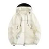 Jaqueta de Proteção UV Estilo Montanha para Caminhada e Pesca, Roupa Masculina para Exterior Impermeável de Seda de Gelo com Proteção Solar, Personalizável