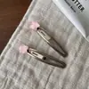 Pinza para el pelo de estrella de cinco puntas brillante, dulce y genial, para flequillo, pasador para cabello suelto, pinza para el pelo con forma de guisante, accesorio para el pelo versátil para estudiantes