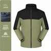 Chaqueta de cuello alto Ropa de trabajo Otoño e Invierno Exterior Casual Cortavientos Impermeable Cálida Chaqueta de Montañismo con Logo Impreso