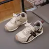 Sapatos Casuais Modernos para Crianças para Primavera, Outono e Inverno, Tênis Esportivos para Meninos, Solado Macio Respirável, Sapatos de Treino Versáteis Estilo Retro Casual para Meninas