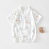 Mono de gasa fina de verano para bebé, ropa para recién nacidos, nuevo estilo chino, ropa de monje para recién nacidos, kimono transpirable