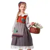 Ropa de Rancho Europea y Americana para Niños, Estilo Pastoral, Ropa de Granja Retro para Niña de Campo, Vestidos para Niñas, Faldas Civiles, Faldas Florales